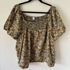 Old Navy Women’s XXL Floral Print Blouse Perfect for Spring!